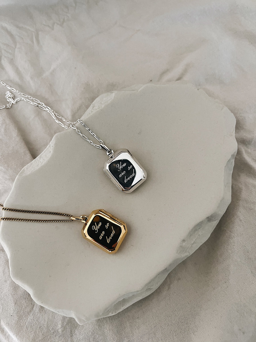 SECONDS Locket ~ You Are So Loved / Rectangular