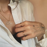 Lune et Soleil Chain (moon and sun) -customer cancellation