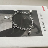 Goblin Charm Bracelet ~ Sterling Silver