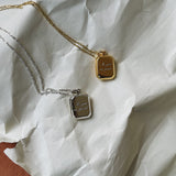 Locket ~ No Grit, No Pearl / Rectangular