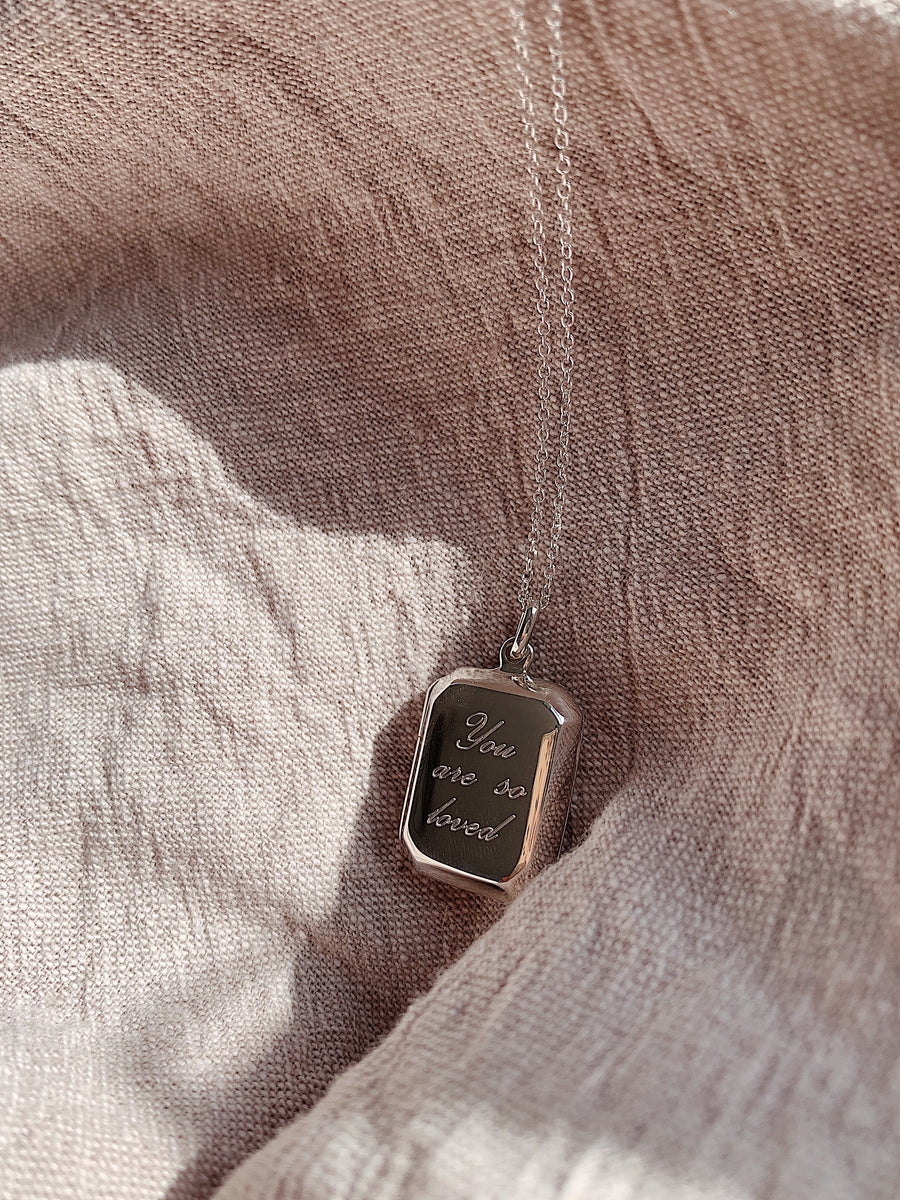 Locket ~ You Are So Loved / Rectangular