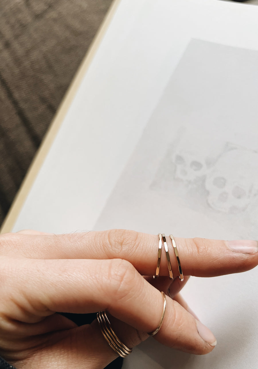 Hammered Rings (Stackers)