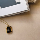 Locket ~ No Grit, No Pearl / Rectangular