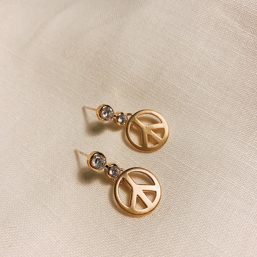 Peace Sign Earrings ✌️
