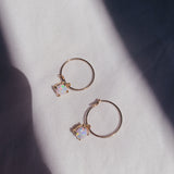 Mini Opalite Hoops