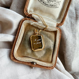 Locket ~ No Grit, No Pearl / Rectangular