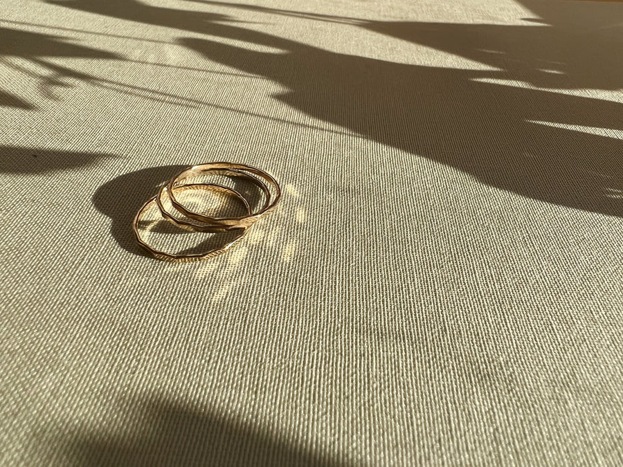 Hammered Rings (Stackers)