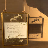 Framed Handwritten Poem