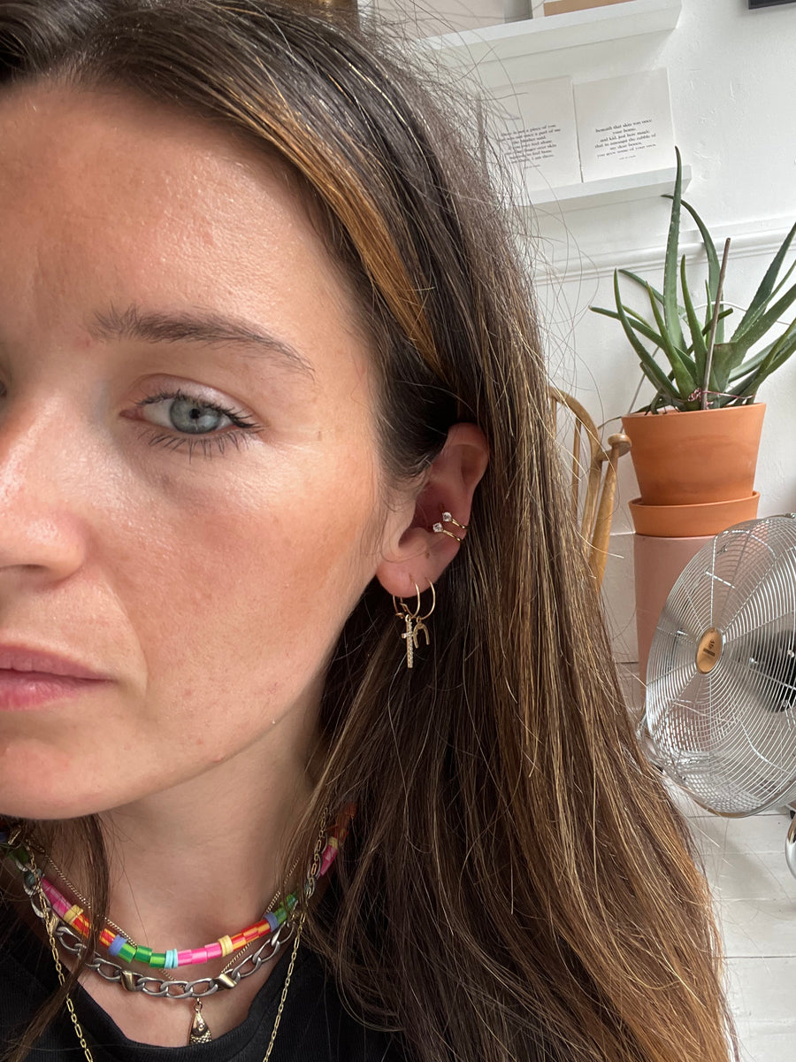 One Stone Band Ear Cuff