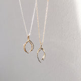 Mixed Metals Wishbone Chain