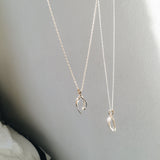 Mixed Metals Wishbone Chain