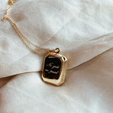 Locket ~ No Grit, No Pearl / Rectangular