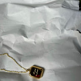 Locket ~ No Grit, No Pearl / Rectangular