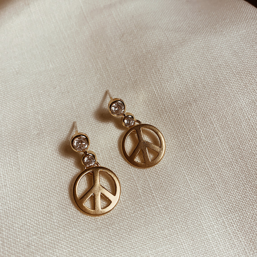 Peace Sign Earrings ✌️