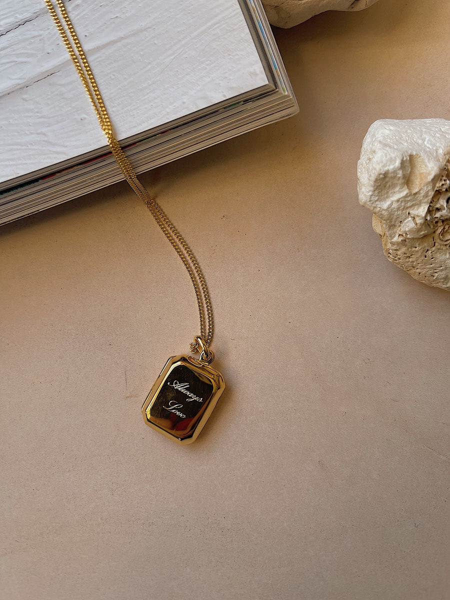 Locket ~ Always Love / Rectangular