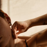 Textured Curve Hoops